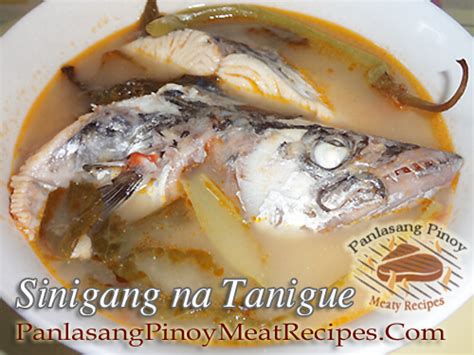 tanigue recipe|Sinigang na Tanigue sa Sampalok Recipe.